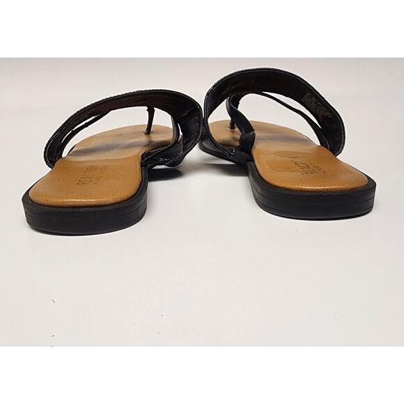 Kenneth Cole Reaction Scroll Cross Woman’s Slip-on Flat Sandal Shoes Size US 9 - Picture 5 of 8